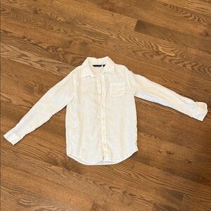 Janie and Jack White Button Down Shirt